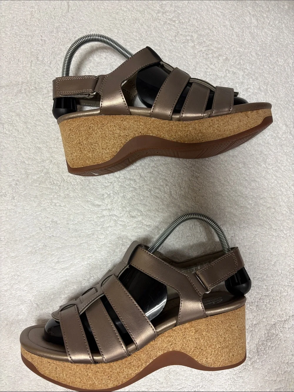 Clarks stylish metallic